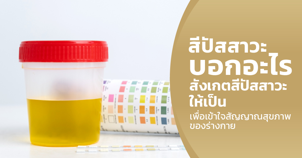 สีปัสสาวะบอกอะไร